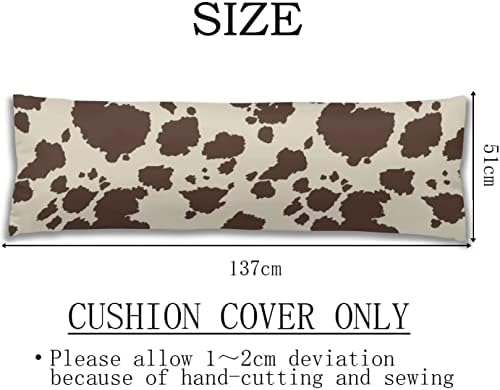 DAOPUDA Brown Cow Printed Body Pillow Cover - Image 2