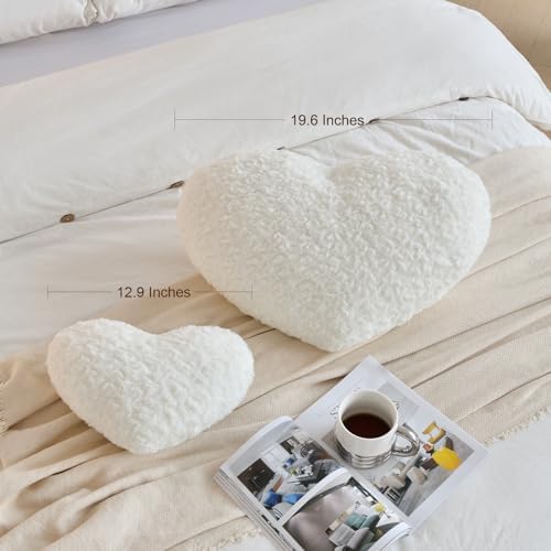 Heart Pillow, Soft Heart Shaped Pillow - Image 4