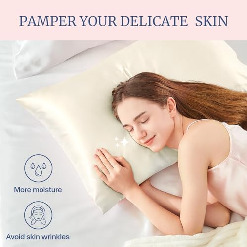BEDELITE Satin Pillowcases, Small King 20x36 Inch - Image 3