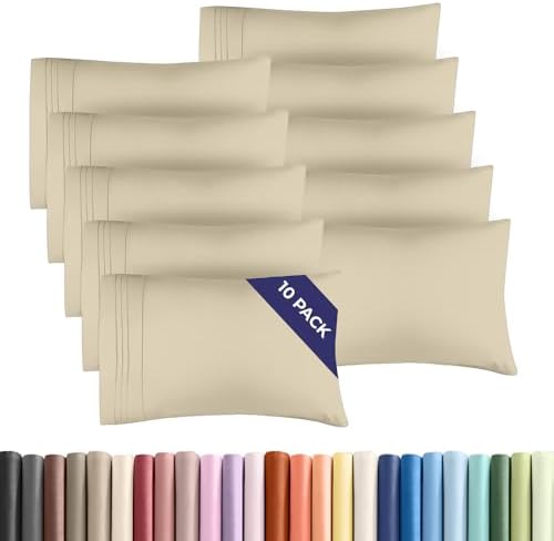 Standard Pillow Cases Set of 10 by CGKUnlimited