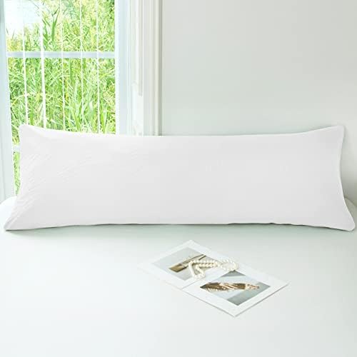 MILDLY Body Pillowcases White by MILDLY
