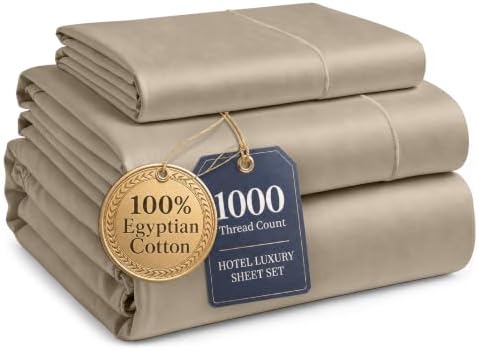 LANE LINEN Hospital Bed Sheets Twin XL 100% Egyptian Cotton Sateen by LaneLinen