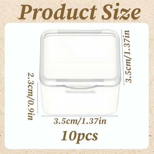 Small Plastic Boxes Ear Plug Cases - Image 2
