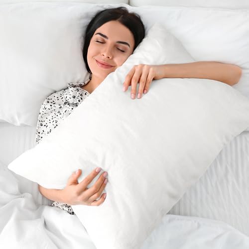 BEDELITE Flannel Pillowcases Standard Set of 2, Bright White, 20x26 Inches - Image 5