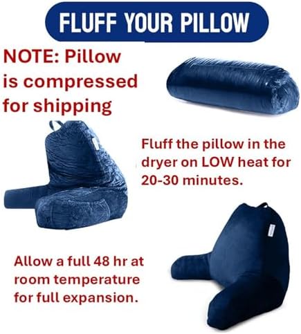 ComfortSpa Reading Pillow with Arms Pockets - Image 2