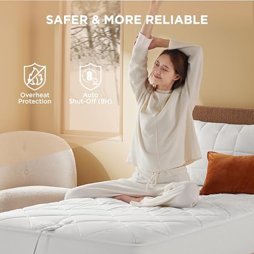 Bedsure Heated Mattress Pad Twin XL, Cozy Bed Warmer - Image 4