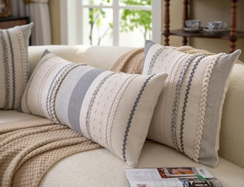 Cethom Boho Lumbar Pillow Covers 14x36 Inch Long, Accent Cushion Cover - Image 4