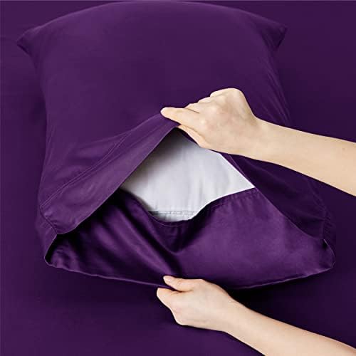Bedsure PureWoven 100% Rayon Derived from Bamboo, Twin Bed Sheets, 3 Pieces - Image 5