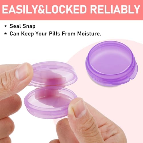4 Pc Mini Pill Organizer Small Pill Box - Image 3