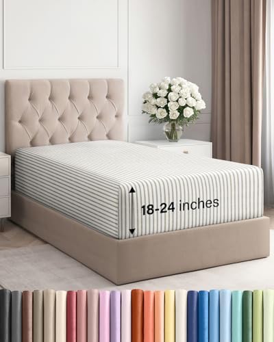 CGK Linens Extra Deep Twin Fitted Sheet by CGKUnlimited