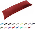 TAOSON 100% Cotton 300 Thread Count Envelope Style Body Pillow Cover Pillowcase by TAOSON