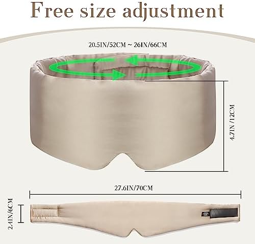 SECZIPE 100% Mulberry Silk Sleep Mask Eye Mask - Image 5