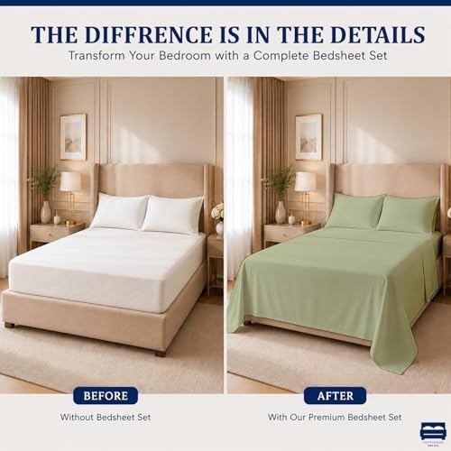 4 Piece Full XL Dorm Bedding Set - Image 4