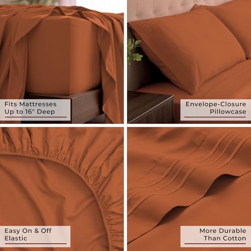 Mellanni Iconic 4-Piece, Ultra Soft Sheet Set - Image 5