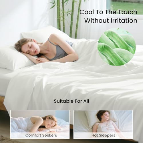 Love's cabin 3 Piece Twin XL Sheet Set, 100% Rayon Derived from Bamboo - Image 3