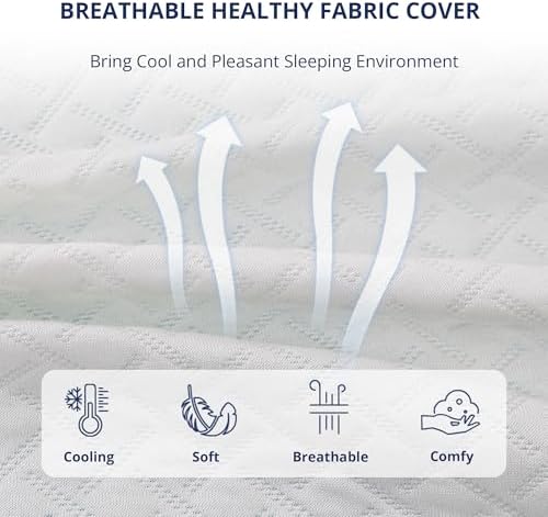 EGOHOME 2 Inch Twin XL Memory Foam Mattress Topper - Image 6