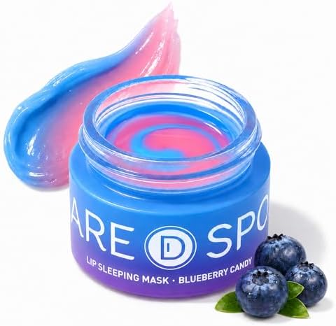SPODARE Blueberry Lip Mask Overnight, Swirl Lip Sleeping Mask -12g by SPODARE