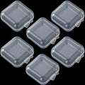 HINZIC 6pcs Plastic Ear Plug Cases, 1.34x1.34x0.71in by HINZIC