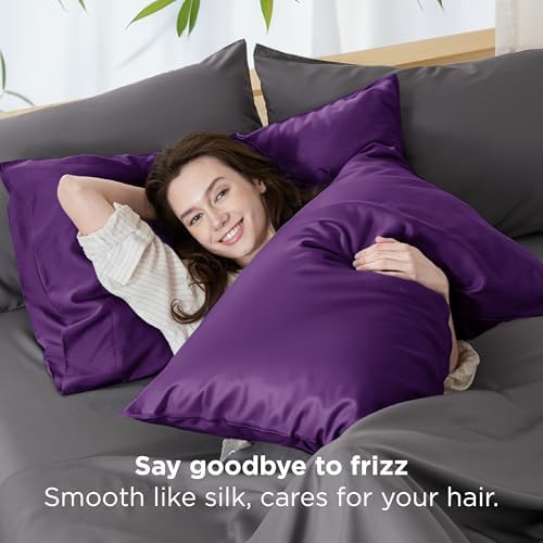 Bedsure King Size Pillow Cases Set of 2, 100% Rayon Derived from Bamboo - Image 4