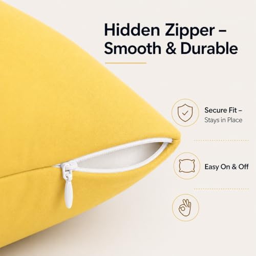EVOLIVE Body Pillow Cover 21"x54", Microfiber, Hidden Zipper - Image 6