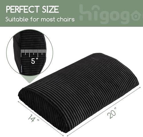 HIGOGOGO Lumbar Support Pillow for Recliner Chair/Accent Chair/Couch, Large - Image 2