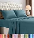 Queen Sheets Set, 4 Pieces 16" Deep Pocket Hotel Luxury Sheets by UTOPIABEDDING