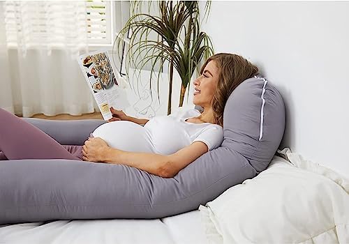 ZZZhen Pregnancy Pillow for Sleeping, U Shaped Maternity Pillow - Image 5