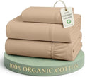 LANE LINEN Twin XL Bed Sheets 100% Organic Cotton Percale Cooling by LaneLinen