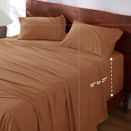 Bedsure Deep Pocket King Sheet Set by BEDSURE