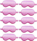 10 Pack Sleep Mask, Silk Eye Mask, by QISEQIRO