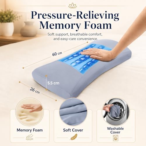Lumbar Support Pillow for Bed Relief Lower Back Pain - Image 2