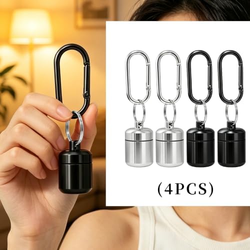 4 Pack Waterproof Metal Earplug Case - Image 6