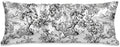 Body Cooling Pillow Cases Cover, Vintage Floral Body Pillow Cover Satin by SEILONHD