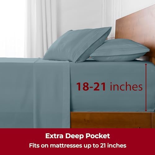 Mellanni Iconic 5-Piece, Ultra Soft Sheet Set - Image 6
