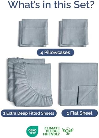 Extra Deep Split King Sheet Set - Image 2