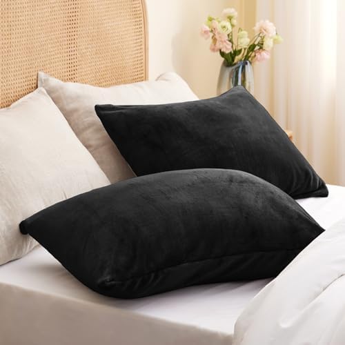 BEDELITE Flannel Pillowcases Standard Set of 2, 20x26 Inches - Image 2
