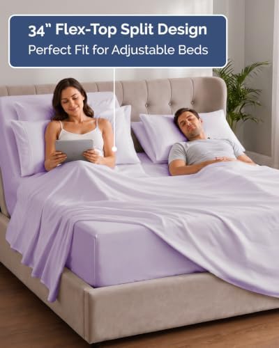 Extra Deep Flex Top Split Head King Sheet Set - Image 3