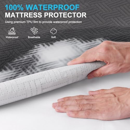 Waterproof California King Size Mattress Protector - Image 2