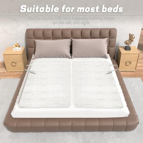 Templewet Heated Mattress Pad Mini Twin Size, Bed Warmer, Machine Washable - Image 4