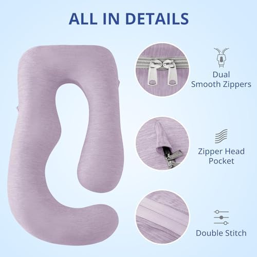 Sasttie Cooling Pregnancy Pillow Cover - Image 4