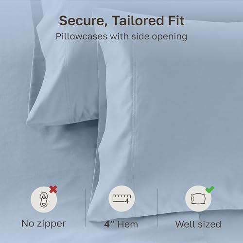 CALIFORNIA DESIGN DEN Luxuriously Soft Hotel Quality 600 Thread Count, 100% - Image 4