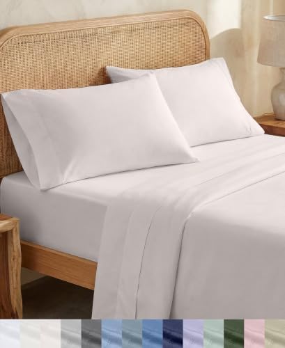 California Design Den 100% Organic Cotton California King Sheets Set by CaliforniaDesignDen
