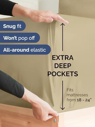 CGK Linens Extra Deep Twin XL Fitted Sheet - Image 2