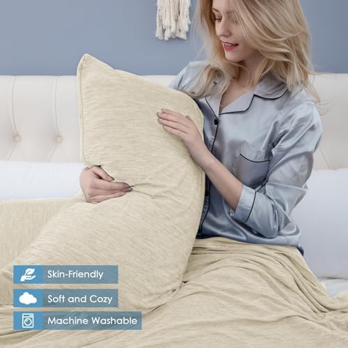 CHOSHOME Cooling Pillow Cases Zipper Pillow Covers Q-Max > 0.45 Zippered - Image 6