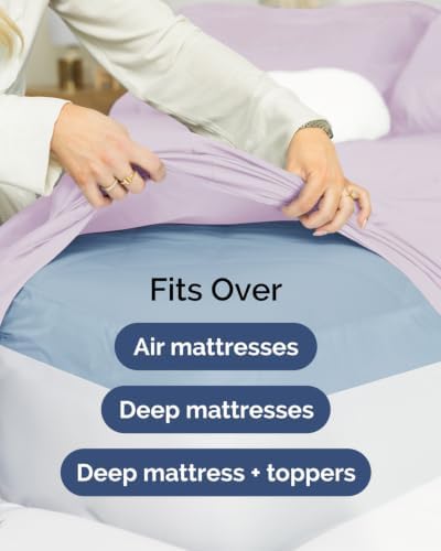 CGK Linens 2 Pack Extra Deep Full Fitted Sheets - Image 7