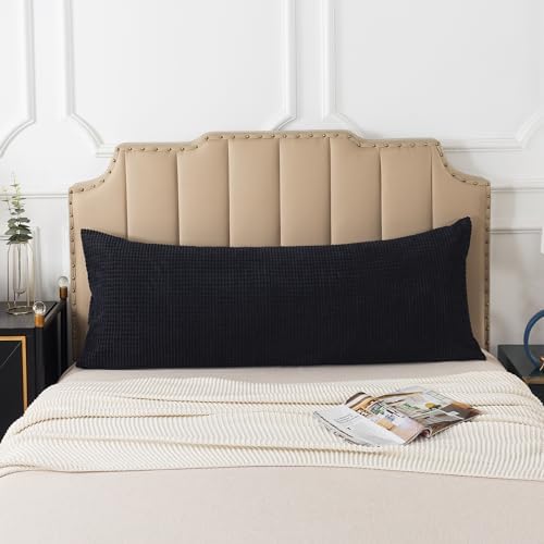 Pack of 1 Corduroy Soft Soild Body Pillow Covers Set Sofa Bedroom by KAIANG