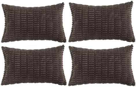 Fancy Homi 4 Packs Decorative Throw Pillow Covers by Fancy+Homi