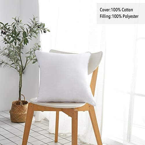Oubonun 22 x 22 Throw Pillow Inserts - Image 3