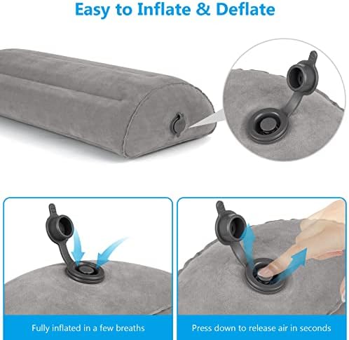 USHMA Inflatable Bolster Pillow, Half Moon Pillow - Image 6
