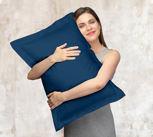Royale Linens Microfiber Euro Size Pillow Shams Set of 2 - Image 7